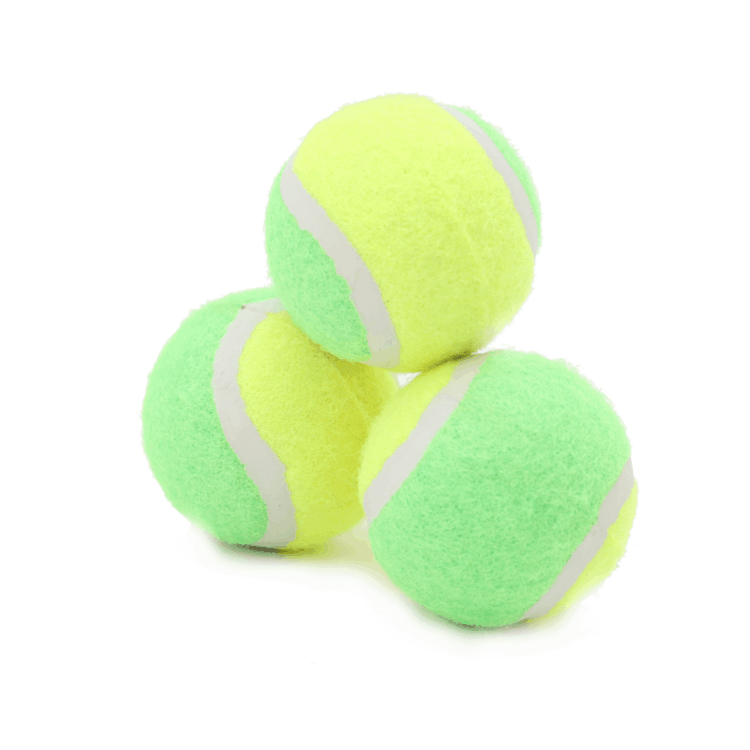 3pk Tennisball til hund - Ø 5 cm