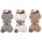 Plush hundebein med solid tauleke inni