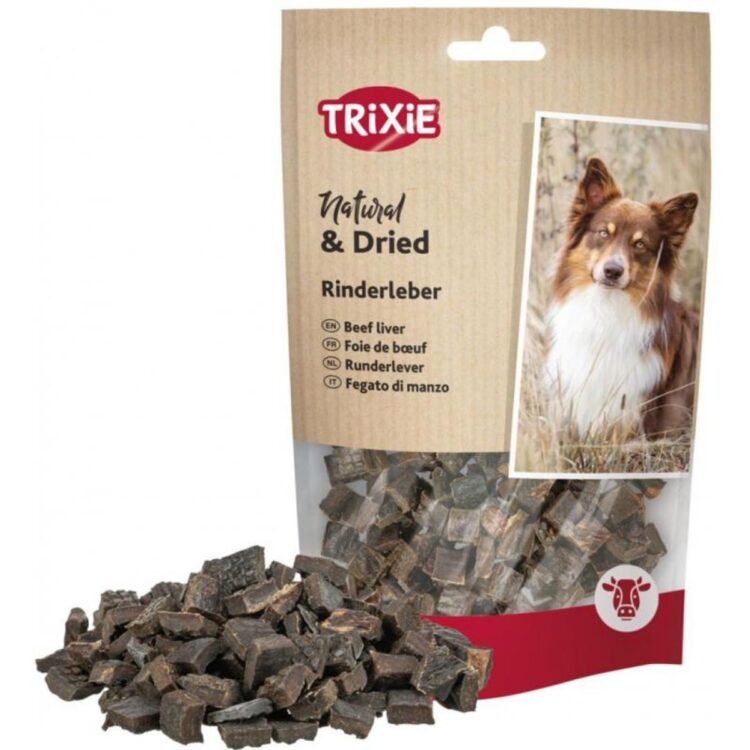 Tørket Okselever hundegodbit 80g