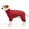 Rød heldress til hund (3XL)