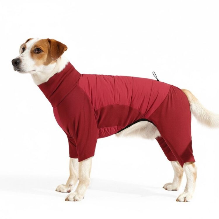 Rød heldress til hund (3XL)