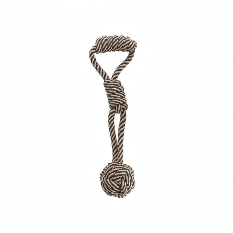 Kraftig tauleke med rep og ball 35cm