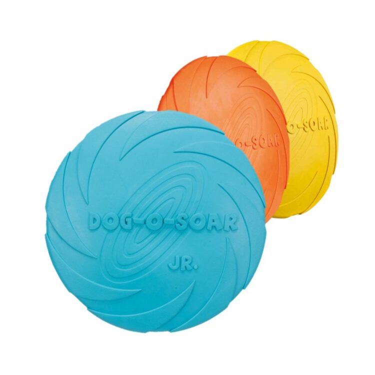 Liten myk frisbee til liten hund i gummi - 15cm