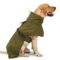 Mørkegrønt vannavvisende hundedekken med fleece (XL)