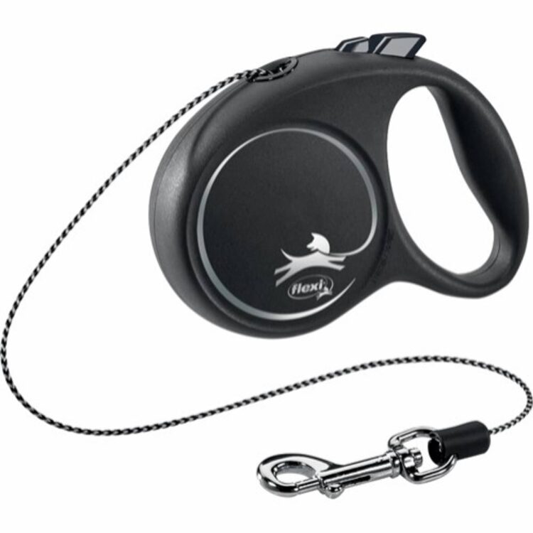 Flexi BlackDesign uttrekkbart bånd str XS - katt & hund