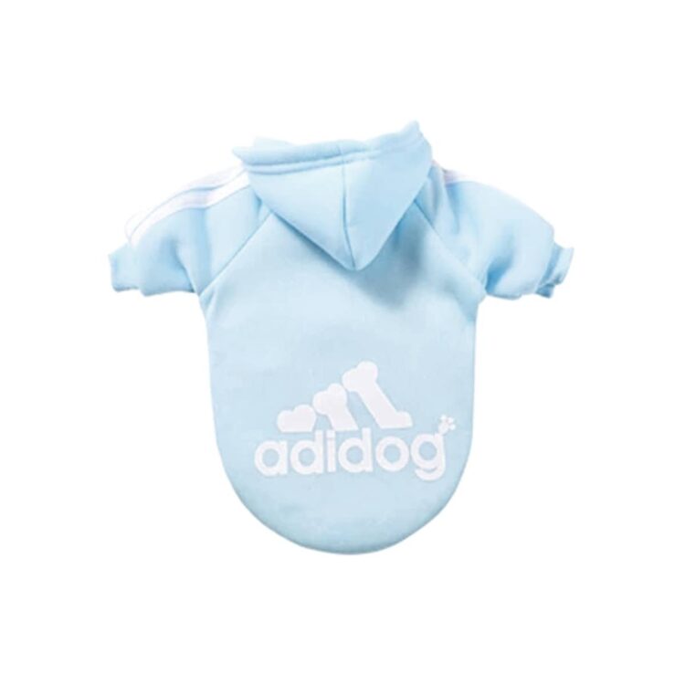 Lyseblå Adidog for liten hund (2XL)
