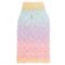 Pastell regnbue ombre strikket hundegenser (XL)