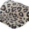 Mykt hundeteppe med leopardmønster 70x50cm