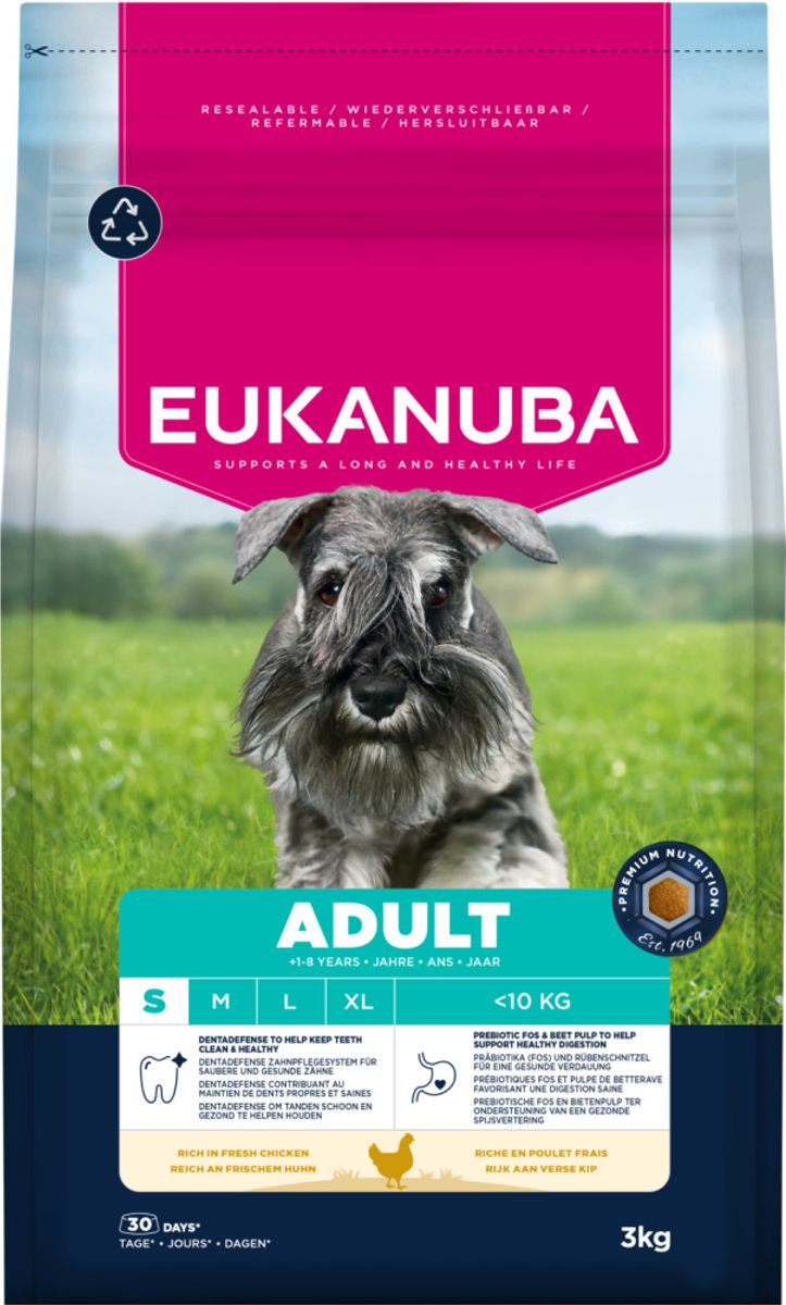 Eukanuba Adult Small Breed kylling 3kg
