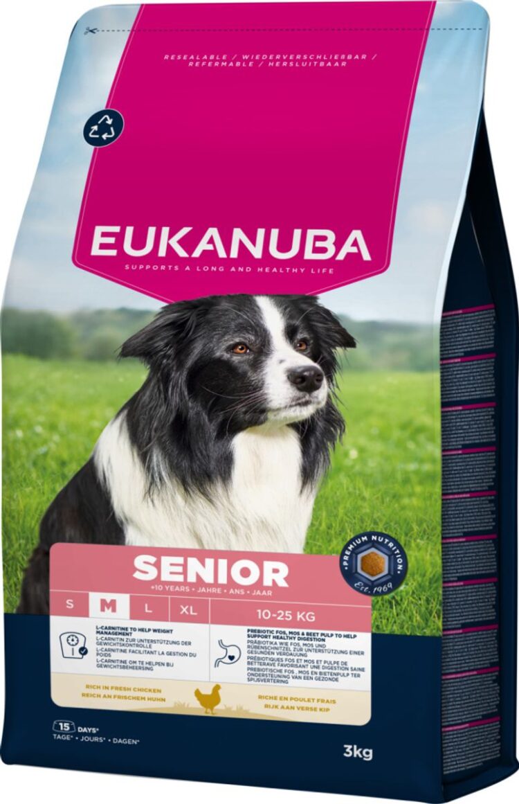 Eukanuba Senior Medium Breed kylling 3kg