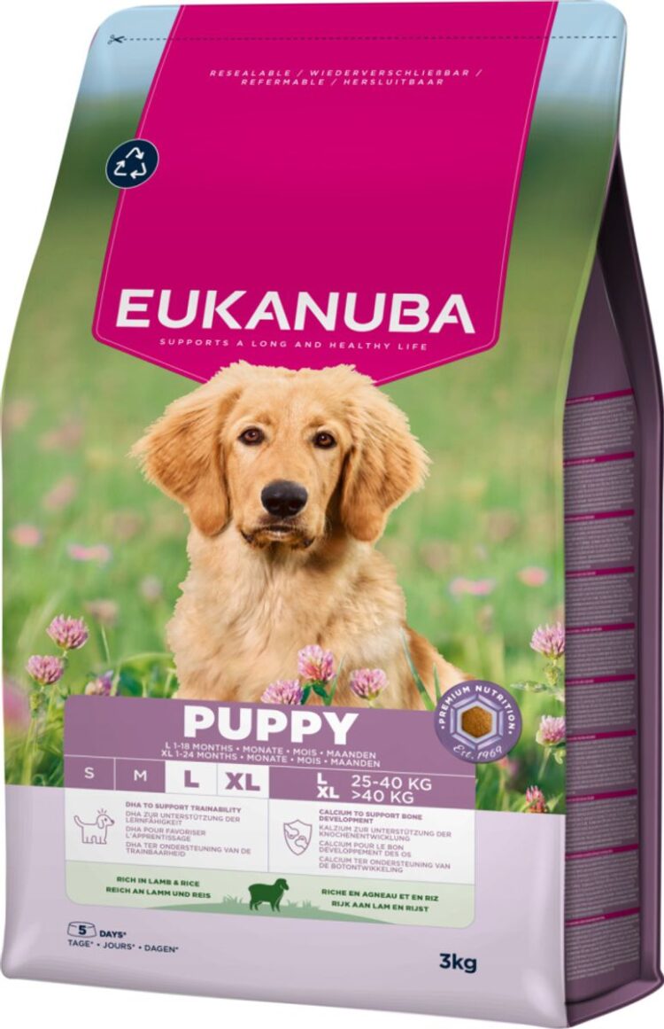 Eukanuba Puppy Large Breed Lam & Ris 3kg